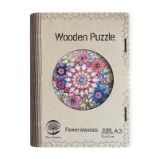 Dřevěné puzzle/Flower Mandala A3 - Puzzle Dřěvěné puzzle - Flower Mandala A3