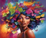 Dřevěné puzzle/Floral Latina A3 - Puzzle Dřěvěné puzzle - Floral Latina A3