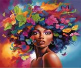 Dřevěné puzzle/Floral Latina A2 - Puzzle Dřěvěné puzzle - Floral Latina A2