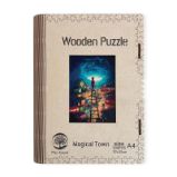 Dřevěné puzzle/Magické město A4 Dřevěné puzzle/Magické město A4