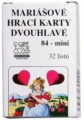 Mariáš MINI dvouhlavý - karty 32 ks v papírové krabičce - Karetní hry Mariáš, Canasta, Prší Mariáš MINI dvouhlavý - karty 32 ks v papírové krabičce