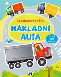 Nákladní automobily - Samolepková knížka - kolektiv autorů - Omalovánky auta Nákladní automobily - Samolepková knížka