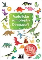 Metalické samolepky Dinosauři - Samolepky se zvířátky Metalické samolepky Dinosauři