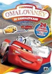 Auta - Tvarované omalovánky se samolepkami Auta - Tvarované omalovánky se samolepkami