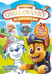 Tlapková patrola - Tvarované omalovánky se samolepkami Tlapková patrola - Tvarované omalovánky se samolepkami