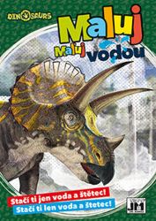 Dinosauři - Maluj vodou - kolektiv autorů - Vodní omalovánky Dinosauři - Maluj vodou