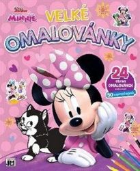 Minnie - Velké omalovánky - Omalovánky Minnie Minnie - Velké omalovánky