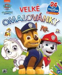Tlapková patrola - Velké omalovánky Tlapková patrola - Velké omalovánky