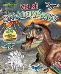 Dinosauři - Velké omalovánky - Omalovánky dinosaurů Dinosauři - Velké omalovánky