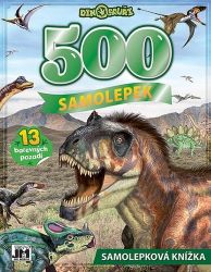 Velká samolepková knížka 500 Dinosauři - Samolepky se zvířátky Samolepková knížka 500 Dinosauři