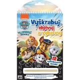 Tlapková patrola - Vyškrabuj, objevuj, vybarvuj - Kreativní knihy pro děti Tlapková patrola - Vyškrabuj, objevuj, vybarvuj