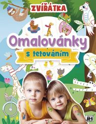 Zvířátka - Omalovánky s tetováním - Omalovánky zvířata Omalovánky s tetováním Zvířátka