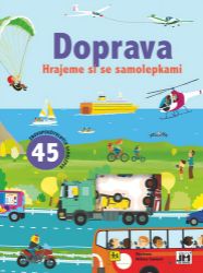 Doprava - Hrajeme si se samolepkami - Omalovánky auta Hrajeme si se samolepkami Doprava