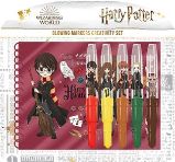 Harry Potter - Set s foukacími fixy a notesem - Pro fanoušky Set s foukacími fixy a notesem Harry Potter