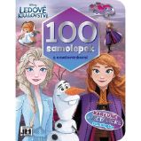 Ledové království - 100 samolepek s omalovánkami - Samolepky pohádkových postav Ledové království - 100 samolepek s omalovánkami