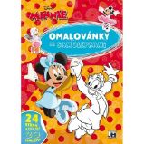 Minnie - Omalovánky A4 se samolepkami - Omalovánky Minnie Minnie - Omalovánky A4 se samolepkami