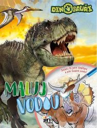 Dinosauři - Maluj vodou A4 - Omalovánky dinosaurů Dinosauři - Maluj vodou A4