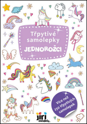 Jednorožci - Třpytivé samolepky - Samolepky se zvířátky Třpytivé samolepky - Jednorožci