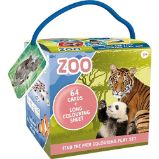 ZOO - Pexeso na cesty s omalovánkami ZOO - Pexeso na cesty s omalovánkami