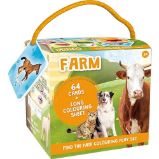 Farma - Pexeso na cesty s omalovánkami Farma - Pexeso na cesty s omalovánkami