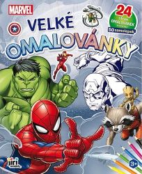 Marvel - Velké omalovánky - Pohádkové postavy omalovánky Velké omalovánky Marvel