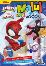 Spidey - Maluj vodou A5 - Vodní omalovánky Spidey - Maluj vodou A5