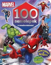 Marvel - 100 samolepek s omalovánkami - Samolepky pohádkových postav 100 samolepek s omalovánkami Marvel