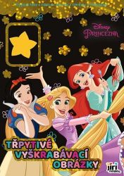 Třpytivé vyškrabávací obrázky Princezny - Stírací obrázky pro děti Třpytivé vyškrabávací obrázky Princezny
