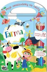 Moje omalovánky na cesty Farma - Omalovánky zvířata Moje omalovánky na cesty Farma