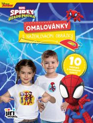 Omalovánky s nažehlovacími obrázky Spidey - Pohádkové postavy omalovánky Omalovánky s nažehlovacími obrázky Spidey