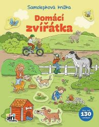 Samolepková knížka Domácí zvířátka - Samolepky se zvířátky Samolepková knížka Domácí zvířátka