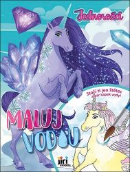 Jednorožci - Maluj vodou A4 Jednorožci - Maluj vodou A4