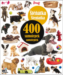 400 samolepek Štěňátka - Samolepky se zvířátky 400 samolepek Štěňátka