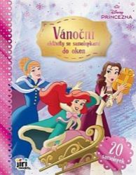 Princezny - Vánoční aktivity se samolepkami do oken - Omalovánky princezny Vánoční aktivity se samolepkami do oken Princezny