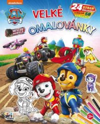 Tlapková patrola - Velké omalovánky - Omalovánky Tlapková patrola Velké omalovánky Tlapková patrola