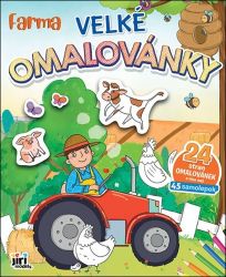 Farma - Velké omalovánky - Omalovánky zvířata Velké omalovánky Farma