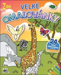 Zoo - Velké omalovánky - Omalovánky zvířata Velké omalovánky Zoo