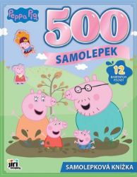 Prasátko Peppa - 500 samolepek - Omalovánky a samolepky pro děti Prasátko Peppa - 500 samolepek