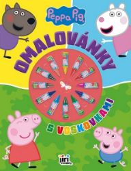 Prasátko Peppa - Omalovánky s voskovkami - Omalovánky Peppa Pig Prasátko Peppa - Omalovánky s voskovkami