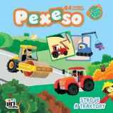 Pexeso v sešitu Stroje a traktory - Karetní hry Pexeso Pexeso v sešitu Stroje a traktory