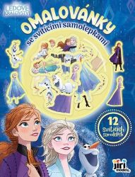 Omalovánky se svítícími samolepkami Ledové království - Omalovánky Ledové království Omalovánky se svítícími samolepkami Ledové království