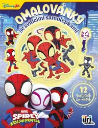 Omalovánky se svítícími samolepkami Spidey - Pohádkové postavy omalovánky Omalovánky se svítícími samolepkami Spidey