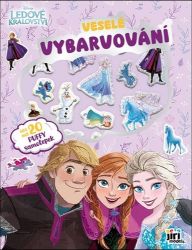 Ledové království - Veselé vybarvování se super samolepkami - Omalovánky Ledové království Veselé vybarvování se super samolepkami Ledové království