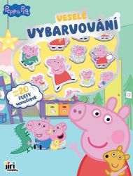 Prasátko Peppa - Veselé vybarvování se super samolepkami - Omalovánky Peppa Pig Veselé vybarvování se super samolepkami Prasátko Peppa