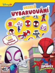 Spidey - Veselé vybarvování se super samolepkami - Pohádkové postavy omalovánky Veselé vybarvování se super samolepkami Spidey