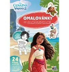 Vaiana 2 - Omalovánky A4 se samolepkami - Omalovánky Disney Omalovánky A4 se samolepkami Vaiana 2
