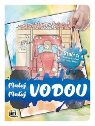 Traktory - Maluj vodou - Vodní omalovánky Traktory - Maluj vodou