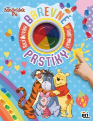 Barevné prstíky Medvídek Pú - Kreativní knihy pro děti Barevné prstíky Medvídek Pú
