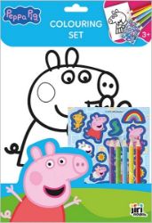 Prasátko Peppa - Omalovánkový set - Omalovánky Peppa Pig Omalovánkový set Prasátko Peppa