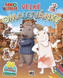 Velké omalovánky Dům myšek Sam & Julie Velké omalovánky Dům myšek Sam & Julie